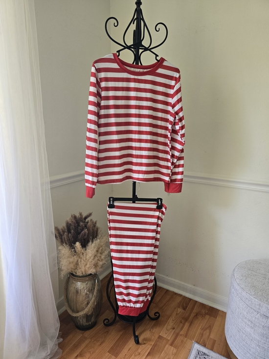 Other - Kids Red and White Stripe Pajama Set - Classic Comfort
